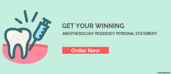 Anesthesia Residency Personal Statement