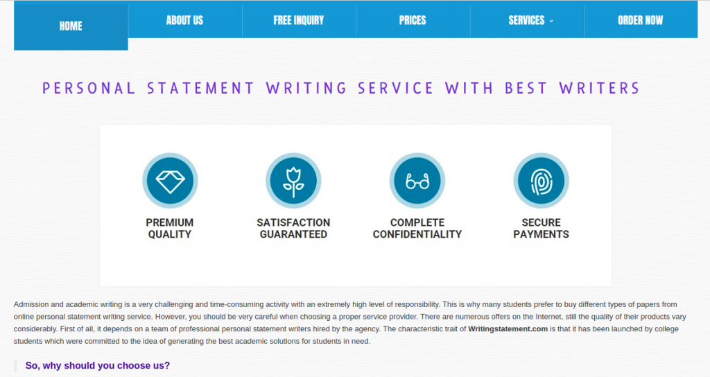 writingstatement.com review